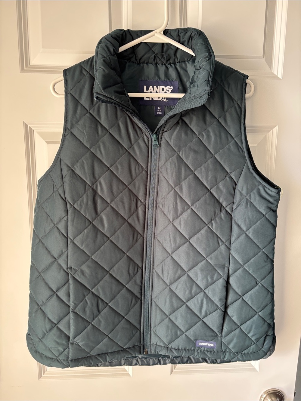 Lands' End Girls' Quilted Vest - Teal